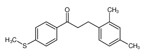 3-(2,4-二甲基苯基)-1-[4-(甲硫基)苯基]-1-丙酮