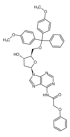 [5-(6-aminopurin-9-yl)-3-[bis(4-methoxyphenyl)-phenylmethoxy]oxolan-2-yl]methyl 2-phenoxyacetate 115388-94-8