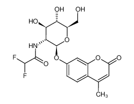 863918-44-9 4-methyl-umbelliferyl 2-deoxy-2-difluoroacetamido-β-D-glucopyranoside