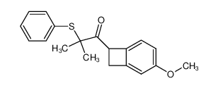 128333-14-2 structure, C19H20O2S