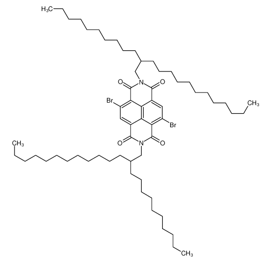 N,N'-bis(2-decyl-1-tetradecyl)-2,6-dibromonaphthalene-1,4,5,8-tetracarboxylic acid bisimide 1088205-04-2