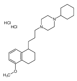 1-环己基-4-[3-(1,2,3,4-四氢-5-甲氧基-1-萘)丙基]-吡嗪