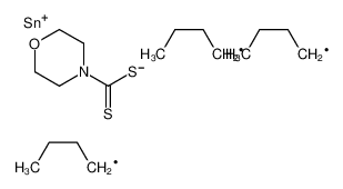 67057-38-9 structure, C17H38NOS2Sn