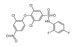 210411-55-5 structure, C18H9Cl3F2N2O5S