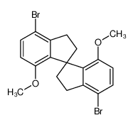 7,7'-dibromo-4,4'-dimethoxy-3,3'-spirobi[1,2-dihydroindene] 223137-76-6