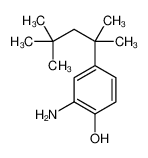 6073-20-7 spectrum, 2-amino-4-(2,4,4-trimethylpentan-2-yl)phenol