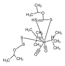 125869-27-4 structure, C16H35O4P2S4W