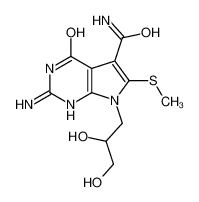 127945-65-7 structure, C11H15N5O4S