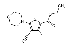 1276553-18-4 4-cyano-3-iodo-5-morpholin-4-ylthiophene-2-carboxylic acid ethyl ester