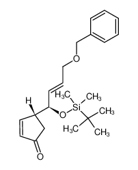 664997-47-1 (R)-4-((R,E)-4-(benzyloxy)-1-((tert-butyldimethylsilyl)oxy)but-2-en-1-yl)cyclopent-2-enone