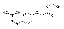 ethyl (Z)-2-(4-(3,3-dimethyltriaz-1-en-1-yl)phenoxy)acetate 34153-34-9