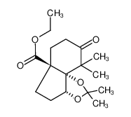 (3aR,5aS,9aS)-2,2,9,9-Tetramethyl-8-oxo-hexahydro-indeno[1,7a-d][1,3]dioxole-5a-carboxylic acid ethyl ester 100604-31-7