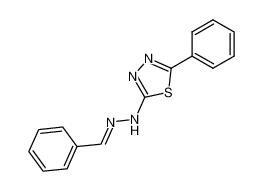 49580-00-9 2-benzylidene-1-(5-phenyl-1,3,4-thiadiazol-2-yl)hydrazine