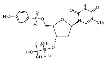 129801-99-6 spectrum, 3'-O-(tert-butyldimethylsilyl)-5'-O-(p-toluenesulfonyl)thymidine