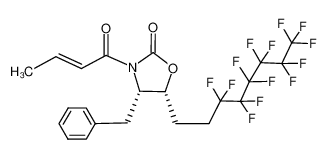 857637-81-1 spectrum, (E)-(4S,5R)-4-benzyl-3-(2'-butenoyl)-5-(1'H,1'H,2'H,2'H-perfluorooctyl)-2-oxazolidinone