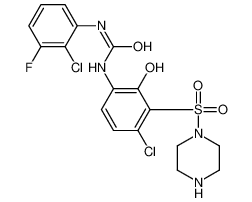 688763-64-6 structure, C17H17Cl2FN4O4S