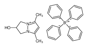 1,3-dimethyl-6,7-dihydro-5H-pyrazolo[1,2-a]pyrazol-4-ium-6-ol,tetraphenylboranuide 33461-30-2