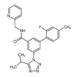 1000586-61-7 structure, C24H23FN6O