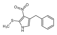 4-benzyl-2-methylsulfanyl-3-nitro-1H-pyrrole 74188-73-1