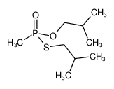 2-methyl-1-[methyl(2-methylpropylsulfanyl)phosphoryl]oxypropane 100860-55-7