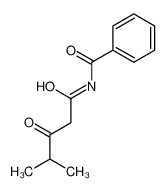 84794-21-8 N-(4-methyl-3-oxopentanoyl)benzamide