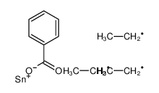 3646-80-8 structure, C13H23O2Sn