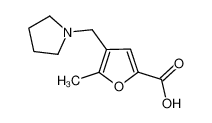 5-METHYL-4-PYRROLIDIN-1-YLMETHYL-FURAN-2-CARBOXYLIC ACID 299920-96-0