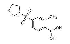 (2-Methyl-4-(pyrrolidin-1-ylsulfonyl)phenyl)boronic acid 1217501-51-3