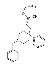 ethyl N-[(1-benzyl-4-phenylpiperidin-4-yl)methyl]carbamate 83898-31-1