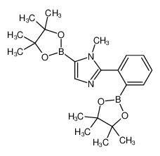 1-methyl-5-(4,4,5,5-tetramethyl-1,3,2-dioxaborolan-2-yl)-2-[2-(4,4,5,5-tetramethyl-1,3,2-dioxaborolan-2-yl)phenyl]imidazole 942070-76-0