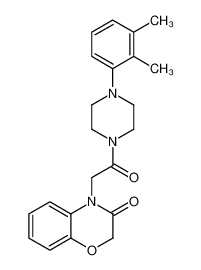 4-{2-[4-(2,3-Dimethylphenyl)-1-piperazinyl]-2-oxoethyl}-2H-1,4-be nzoxazin-3(4H)-one 606118-30-3