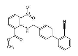 Methyl 2-(((2'-cyano-[1,1'-biphenyl]-4-yl)methyl)amino)-3-nitrobenzoate 139481-28-0