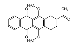 77422-60-7 8-acetyl-6,11-dimethoxy-7,8,9,10-tetrahydrotetracene-5,12-dione