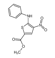 78399-05-0 methyl 4-nitro-5-(phenylamino)thiophene-2-carboxylate