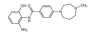 365462-77-7 spectrum, N-(2-amino-6-hydroxyphenyl)-4-(4-methyl-1,4-diazepan-1-yl)benzamide