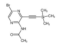 875781-42-3 spectrum, N-(5-bromo-3-((trimethylsilyl)ethynyl)pyrazin-2-yl)acetamide