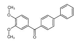 116413-64-0 Methanone, [1,1'-biphenyl]-4-yl(3,4-dimethoxyphenyl)- (en)