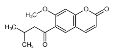 450-16-8 7-methoxy-6-(3-methylbutanoyl)chromen-2-one