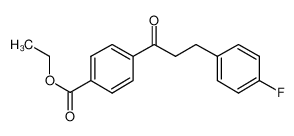 ethyl 4-[3-(4-fluorophenyl)propanoyl]benzoate 898768-05-3