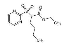 175020-61-8 ethyl 2-(pyrimidin-2-ylsulfonyl)hexanoate