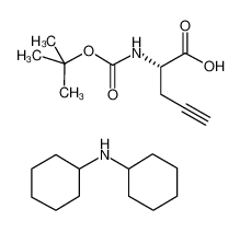 N-cyclohexylcyclohexanamine,(2S)-2-[(2-methylpropan-2-yl)oxycarbonylamino]pent-4-ynoic acid 63039-49-6