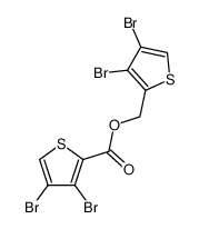 854626-59-8 structure, C10H4Br4O2S2