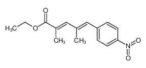 22388-91-6 spectrum, (2E,4E)-ethyl 2,4-dimethyl-5-(4-nitrophenyl)penta-2,4-dienoate