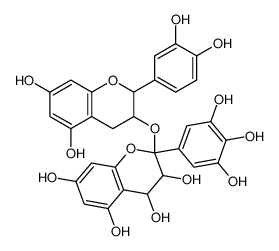 2-[[2-(3,4-dihydroxyphenyl)-5,7-dihydroxy-3,4-dihydro-2H-chromen-3-yl]oxy]-2-(3,4,5-trihydroxyphenyl)-3,4-dihydrochromene-3,4,5,7-tetrol
