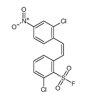 2-chloro-6-[(Z)-2-(2-chloro-4-nitrophenyl)ethenyl]benzenesulfonyl fluoride 31368-21-5