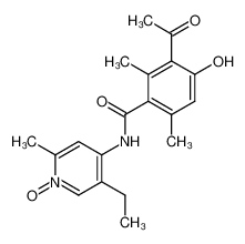 76139-75-8 spectrum, N-(5-ethyl-2-methyl-1-oxido-4-pyridyl)-2-acetyl-3,5-dimethylphenol-4-carboxamide