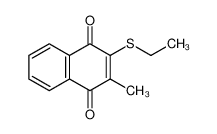 2-(Ethylthio)-3-methyl-1,4-naphthoquinone 2593-56-8