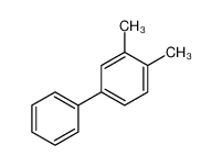 4433-11-8 spectrum, 1,2-dimethyl-4-phenylbenzene
