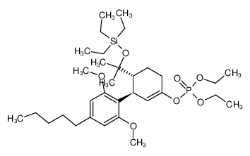 488787-49-1 (1R,6R)-2',6'-dimethoxy-4'-pentyl-6-(2-((triethylsilyl)oxy)propan-2-yl)-1,4,5,6-tetrahydro-[1,1'-biphenyl]-3-yl diethyl phosphate