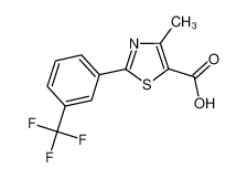 4-Methyl-2-[3-(trifluoromethyl)phenyl]-1,3-thiazole-5-carboxylic acid 144059-85-8